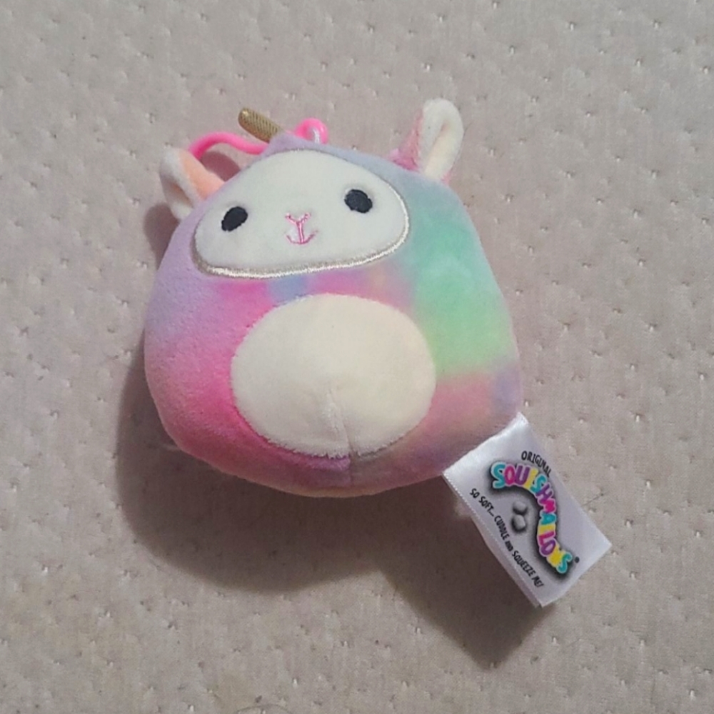 Llamacorn Clip on Squishmallow